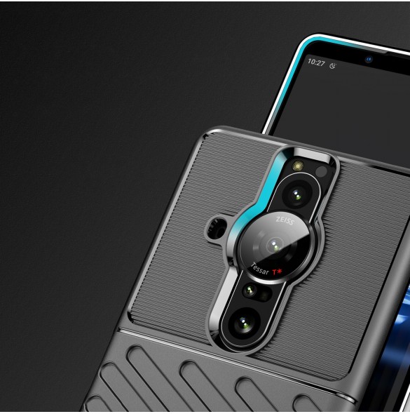 Thunder Case flexibelt pansarskal för Sony Xperia Pro-I svart