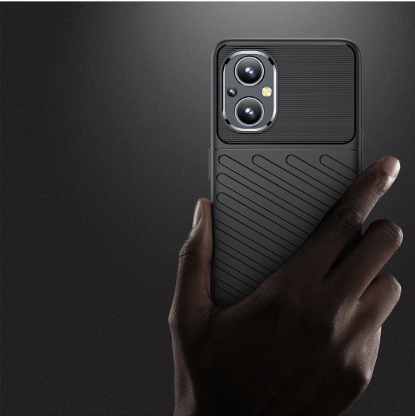 Thunder Case flexibelt pansarskal för Oppo Reno7 4G / F21 Pro svart