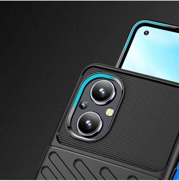 Thunder Case flexibelt pansarskal för Oppo Reno7 4G / F21 Pro svart