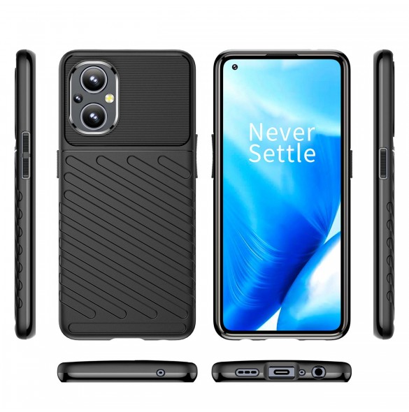 Thunder Case flexibelt pansarskal för Oppo Reno7 4G / F21 Pro svart