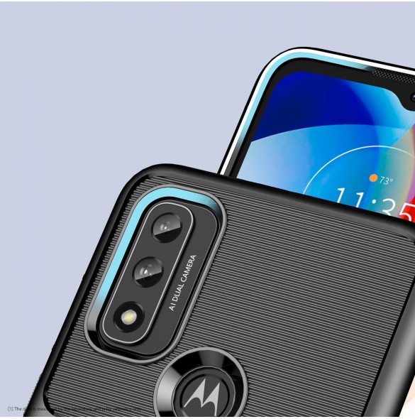 Thunder Case flexibelt pansarskal till Motorola Moto G Play 2022 svart
