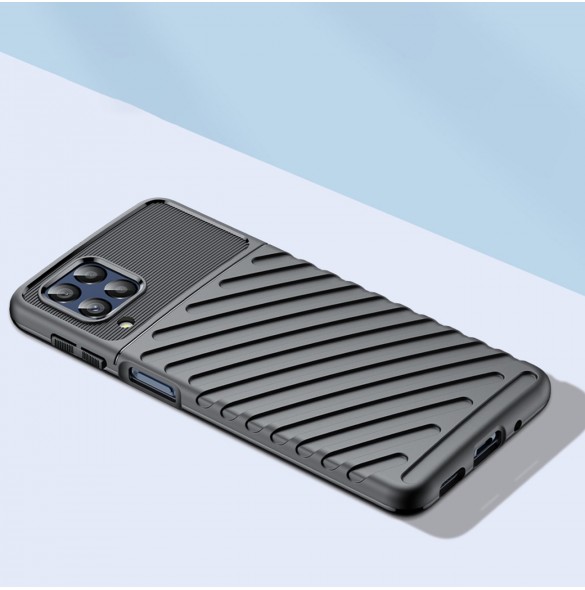 Thunder Case flexibelt pansarskal till Samsung Galaxy M53 5G svart