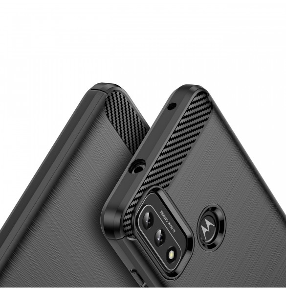 Kolfodral Flexibelt skyddsfodral Motorola Moto G Play 2022 svart