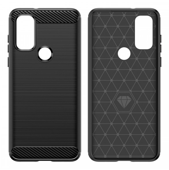 Kolfodral Flexibelt skyddsfodral Motorola Moto G Play 2022 svart