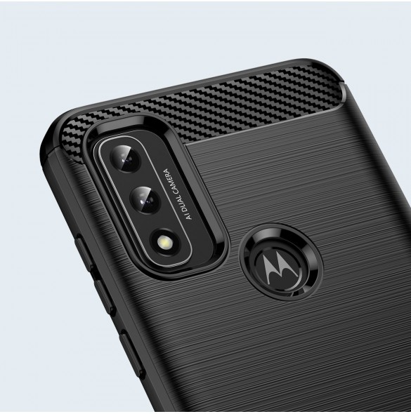 Kolfodral Flexibelt skyddsfodral Motorola Moto G Play 2022 svart