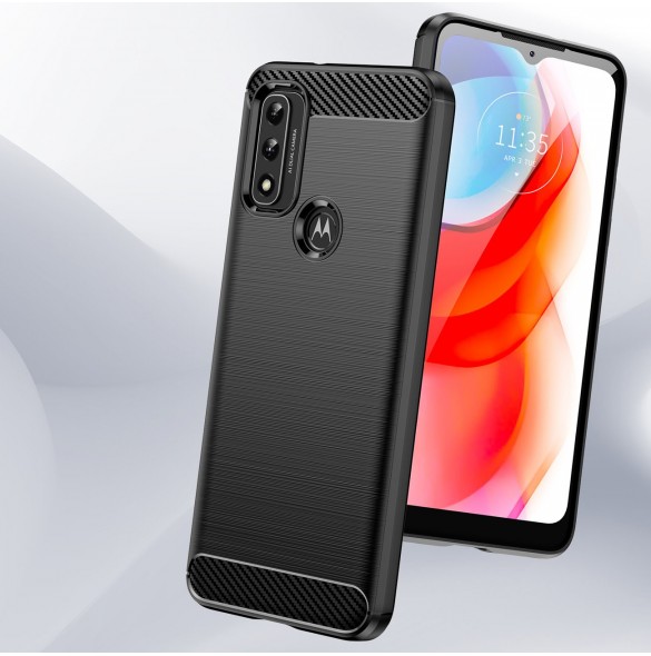 Kolfodral Flexibelt skyddsfodral Motorola Moto G Play 2022 svart