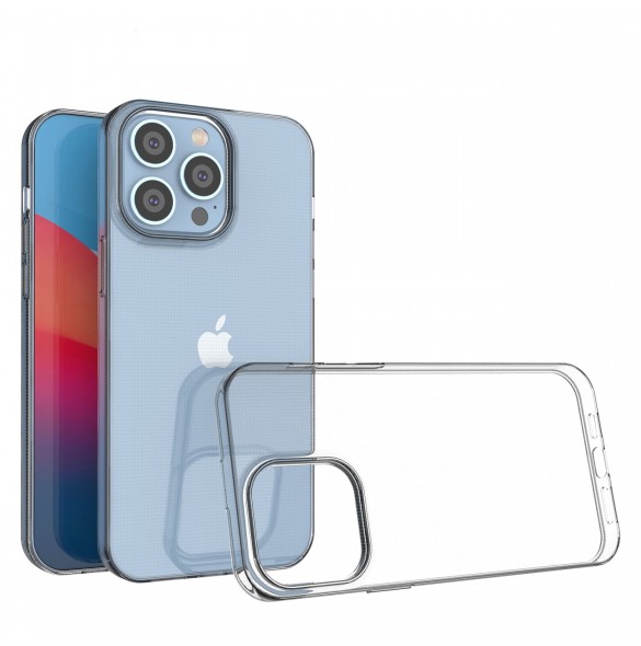 Ultra Clear 0,5 mm iPhone 14 Pro Max skal genomskinlig gel