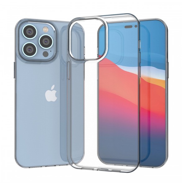 Ultra Clear 0,5 mm iPhone 14 Pro Max skal genomskinlig gel