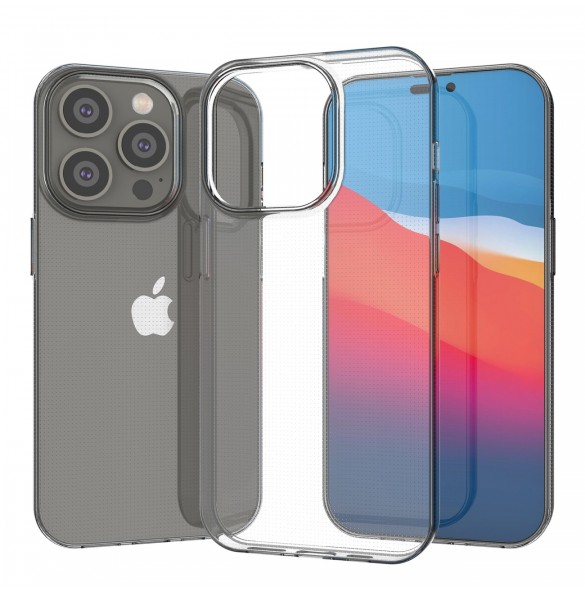 Ultra Clear 0,5 mm iPhone 14 Pro skal genomskinlig gel