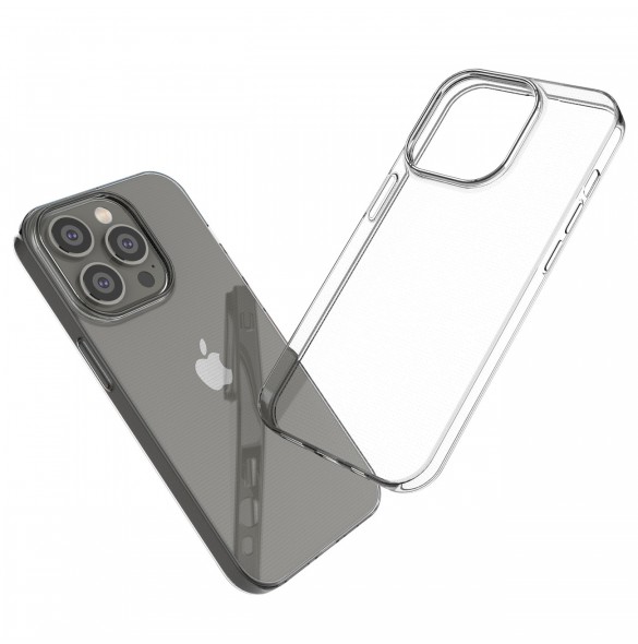 Ultra Clear 0,5 mm iPhone 14 Pro skal genomskinlig gel
