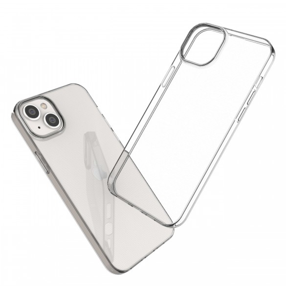 Gelfodral för Ultra Clear 0,5 mm iPhone 14 Max transparent