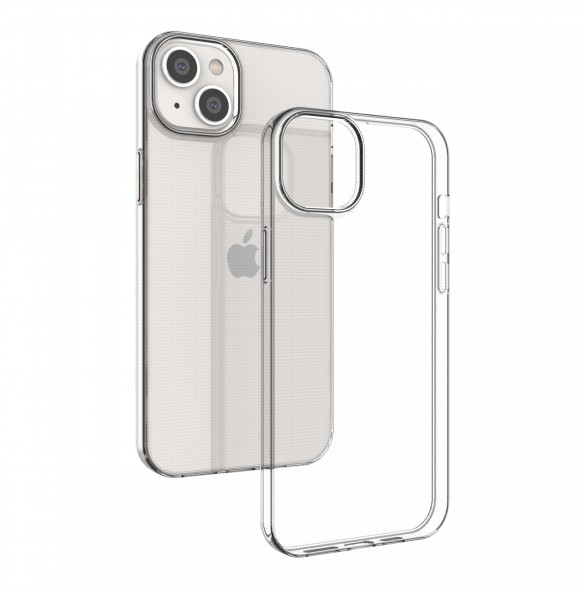 Gelfodral för Ultra Clear 0,5 mm iPhone 14 Max transparent