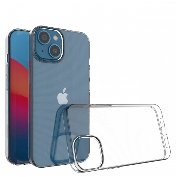 Gelfodral för Ultra Clear 0,5 mm iPhone 14 transparent