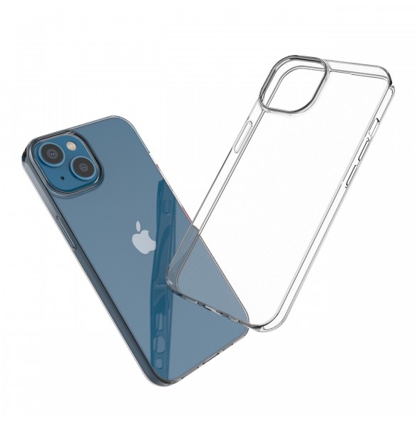 Gelfodral för Ultra Clear 0,5 mm iPhone 14 transparent