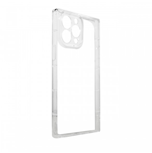 Square Clear Case Cover för Samsung Galaxy A52 5G Transparent Gel Cover