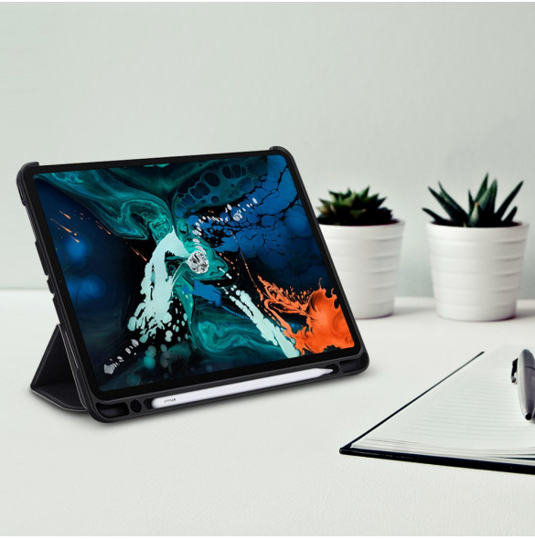 Svart och väldigt snyggt skydd till iPad Pro 12.9 2018.