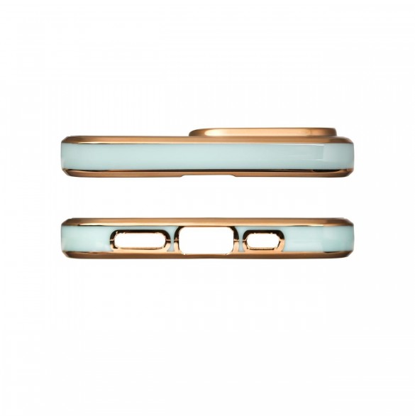 Lighting Color Case för Xiaomi Redmi Note 11 Pro gelöverdrag med guldram mint