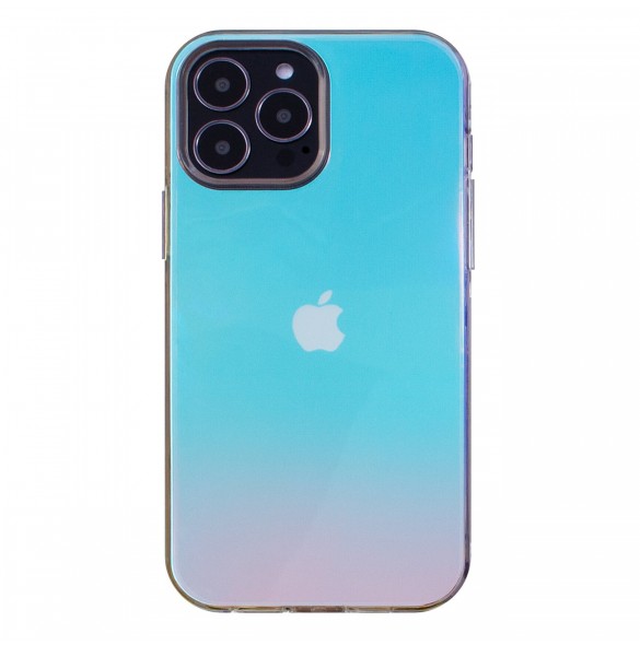 Aurora Fodral Fodral för iPhone 13 Pro Max Gel Neonblått skal