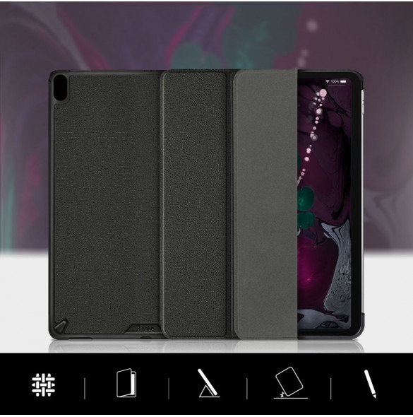 Svart och väldigt snyggt skydd till iPad Pro 11 2018.