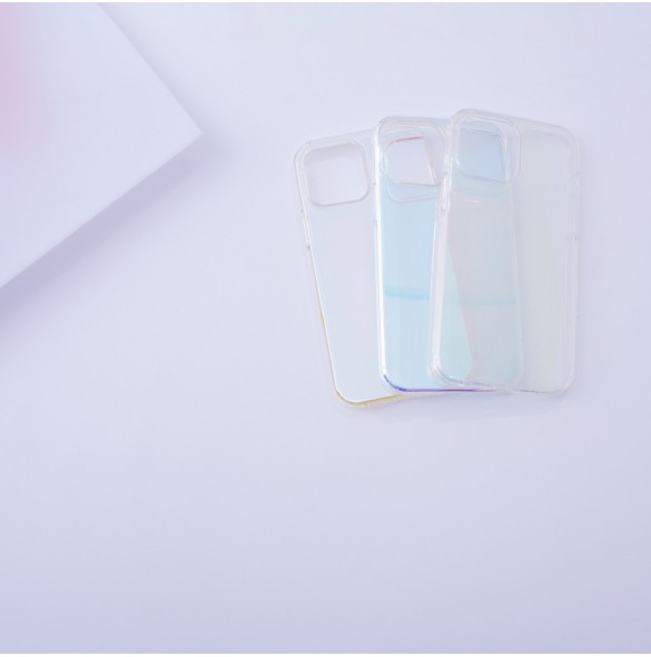Aurora Fodral Fodral för iPhone 13 Pro Max Neon Gel Cover Lila