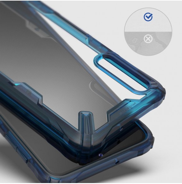 Blå och väldigt snyggt skydd till Samsung Galaxy A70.