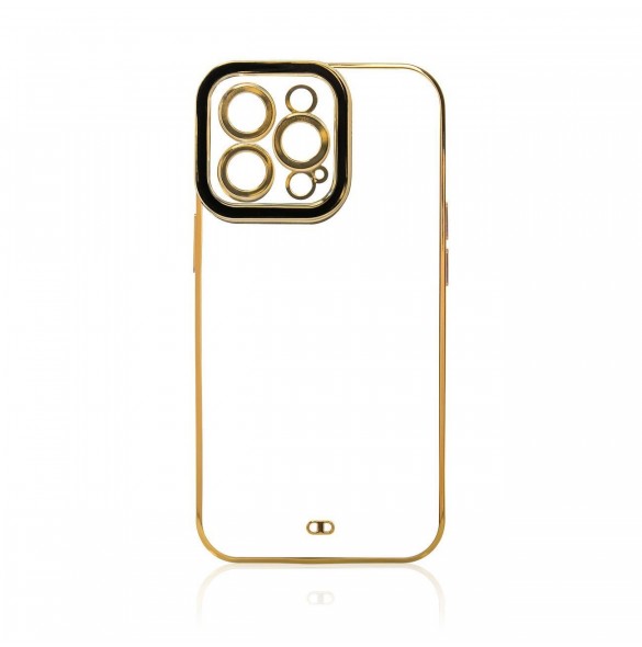 Fashion Case Cover för Xiaomi Redmi Note 11 Pro Gold Frame Gel Cover Black