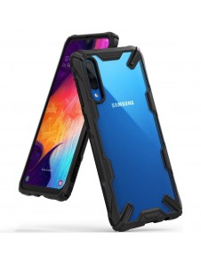 Svart och väldigt snyggt skydd för Samsung Galaxy A50.