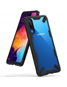 Svart och väldigt snyggt skydd för Samsung Galaxy A50.