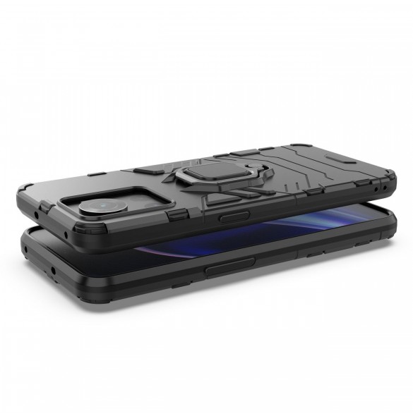 Ring Armor pansarhybridfodral + magnetisk hållare för OnePlus Ace svart