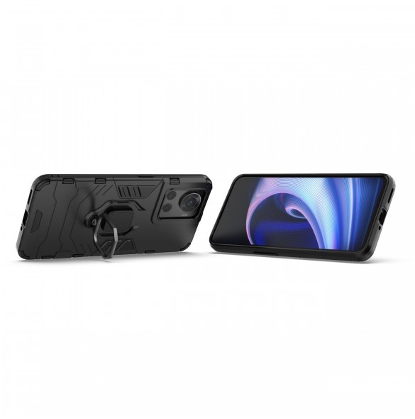 Ring Armor pansarhybridfodral + magnetisk hållare för OnePlus Ace svart