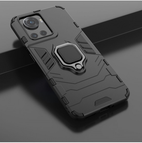 Ring Armor pansarhybridfodral + magnetisk hållare för OnePlus Ace svart