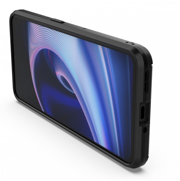 Ring Armor pansarhybridfodral + magnetisk hållare för OnePlus Ace svart