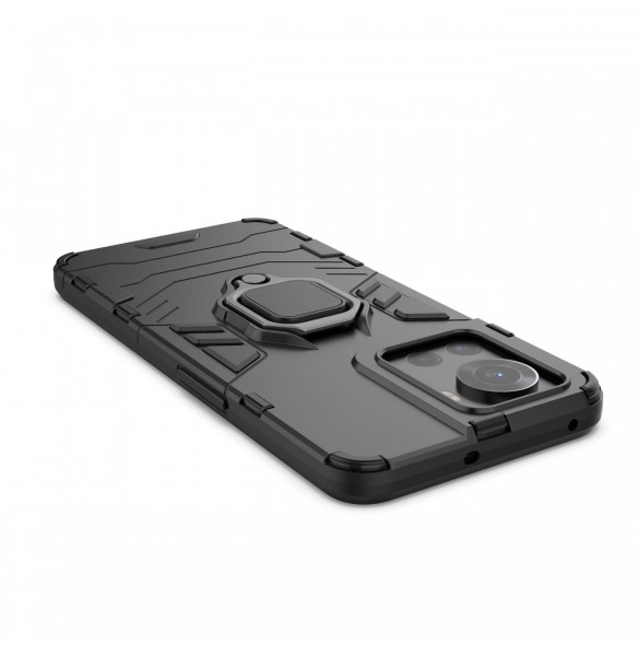 Ring Armor pansarhybridfodral + magnetisk hållare för OnePlus Ace svart