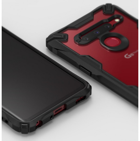 Svart och väldigt snyggt skydd till LG G8 ThinQ.