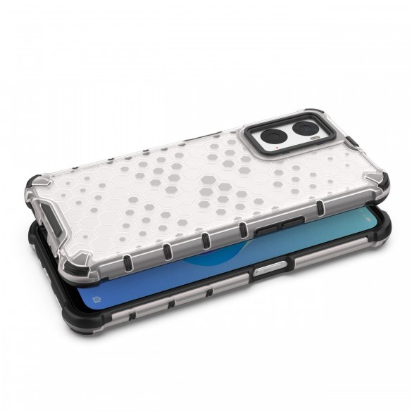 Honeycomb fodral pansarfodral med gelram Oppo A76 / Oppo A36 / Realme 9i transparent