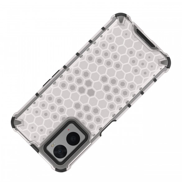 Honeycomb fodral pansarfodral med gelram Oppo A76 / Oppo A36 / Realme 9i transparent