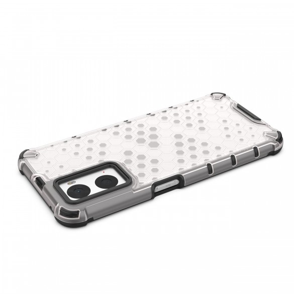 Honeycomb fodral pansarfodral med gelram Oppo A76 / Oppo A36 / Realme 9i transparent