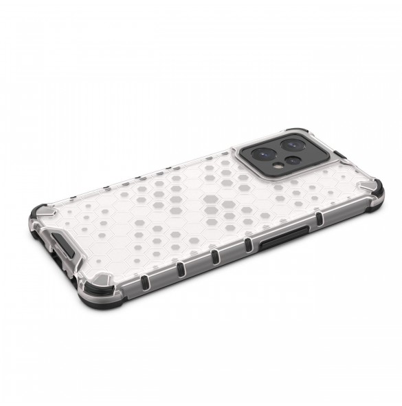 Honeycomb fodral pansarfodral med gelram Realme 9 Pro + (9 Pro Plus) transparent