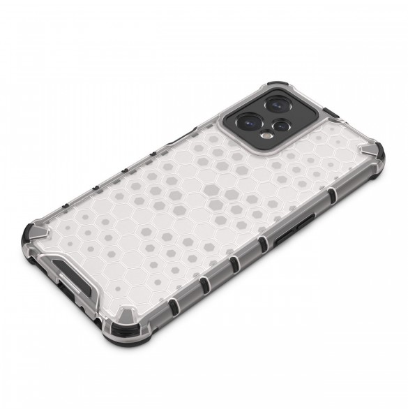Honeycomb fodral pansarfodral med en gelram Realme 9 Pro svart