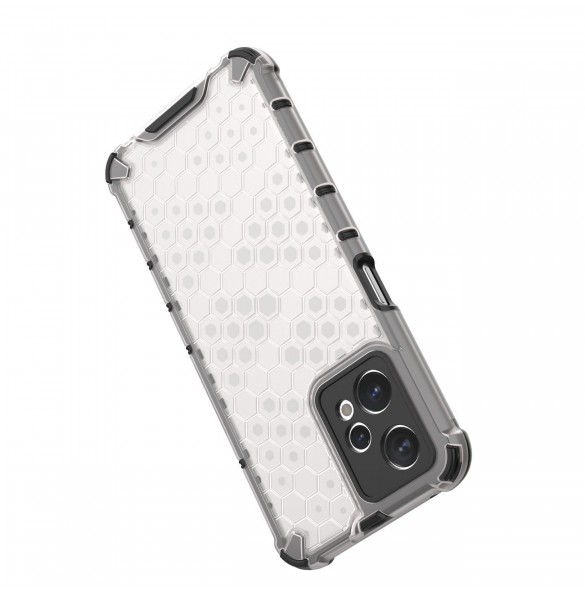 Honeycomb fodral pansarfodral med en gelram Realme 9 Pro svart
