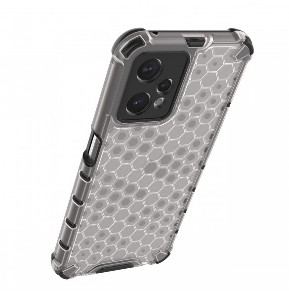 Honeycomb fodral pansarfodral med en gelram Realme 9 Pro svart