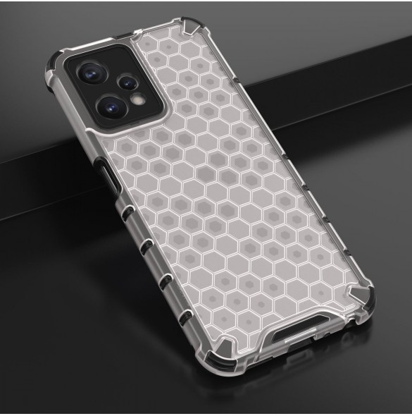 Honeycomb fodral pansarfodral med Realme 9 Pro gelram transparent
