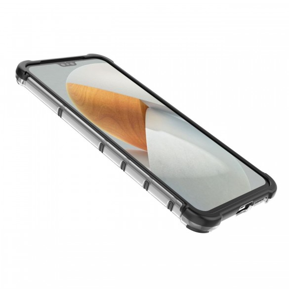 Honeycomb fodral pansarfodral med en gelram Vivo V23 5G svart
