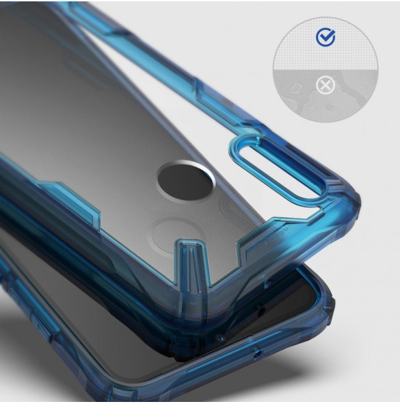 Blått och väldigt snyggt skydd för Huawei P Smart 2019.