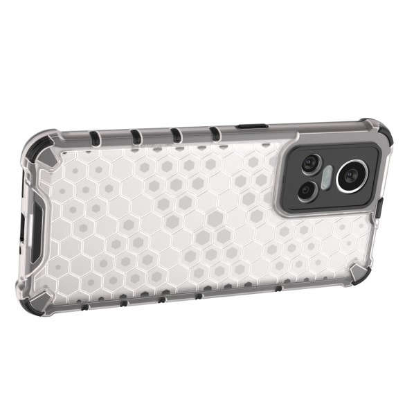Honeycomb fodral pansarfodral med en gelram Realme GT Neo 3 svart