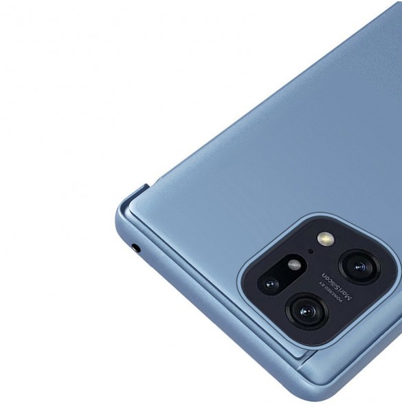Clear View-fodral Oppo Find X5 Pro svart