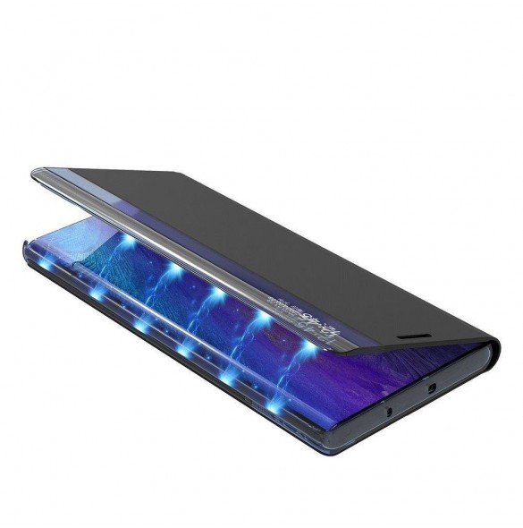 Nytt Sleep Case-fodral med stativfunktion för Samsung Galaxy M53 5G svart