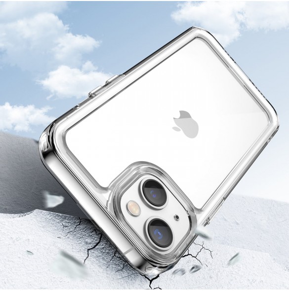Outer Space Case iPhone 14 Plus hårt skal med en genomskinlig gelram