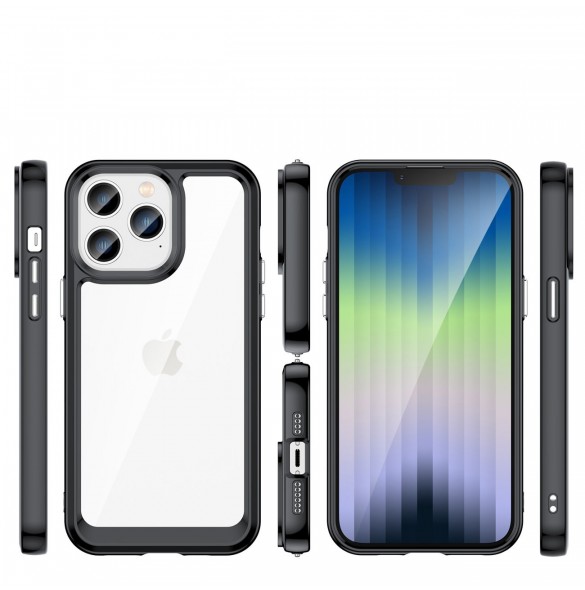 Outer Space Case IPHONE 14 PRO SVART