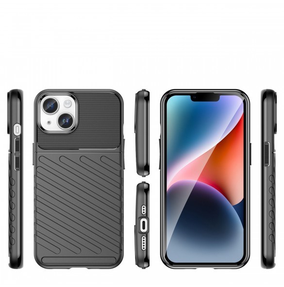 Thunder Case iPhone 14 Plus pansarfodral svart